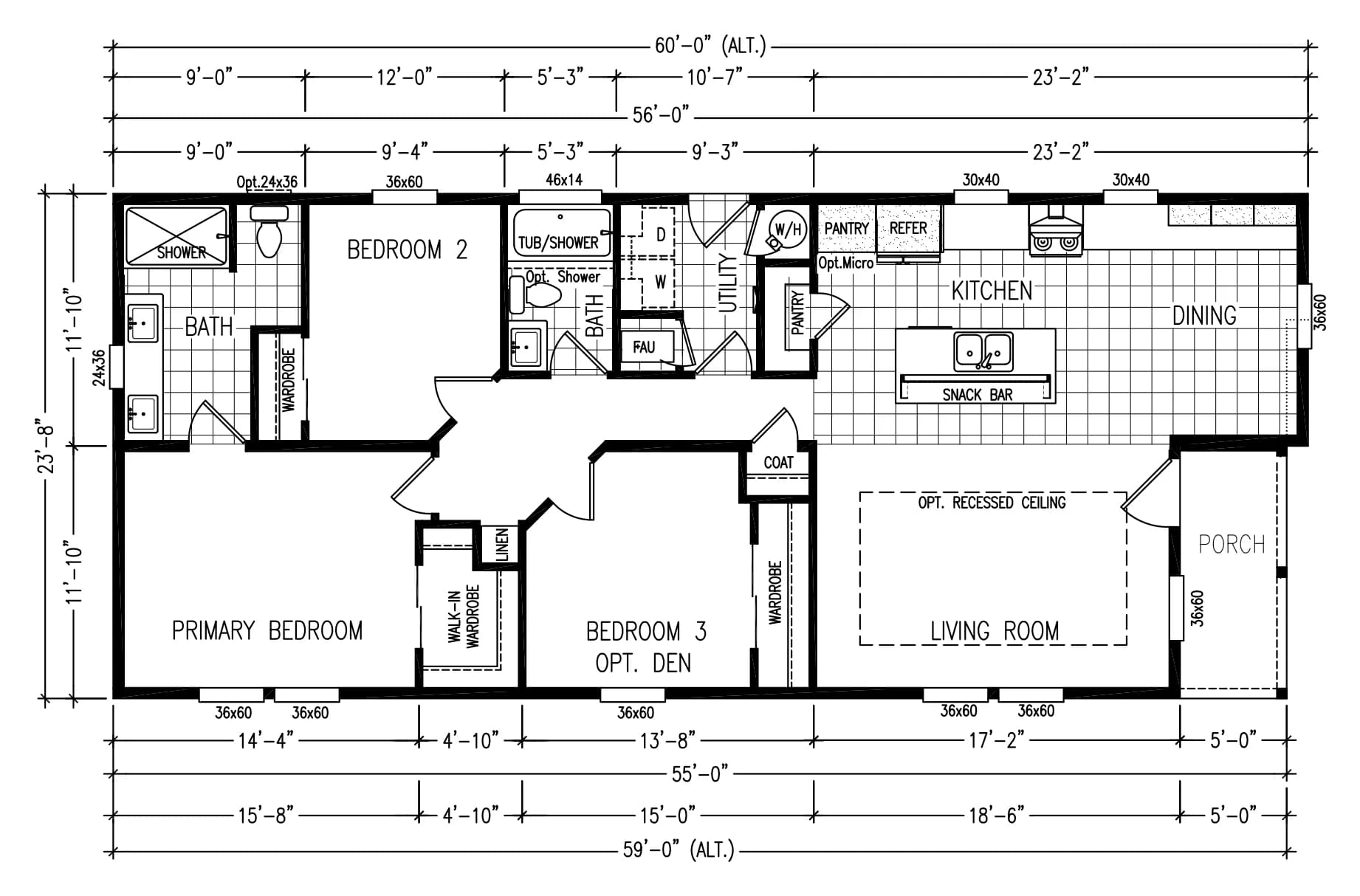 Carmel 24563B floor plan