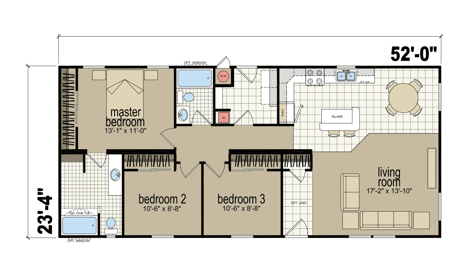 CM-3523L floor plan
