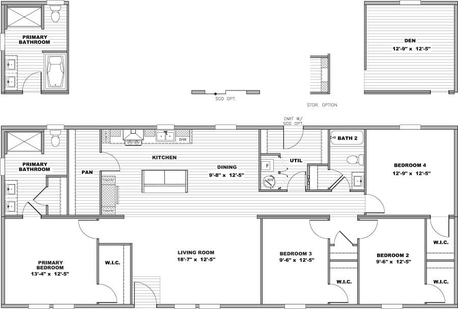 Sequence floor plan